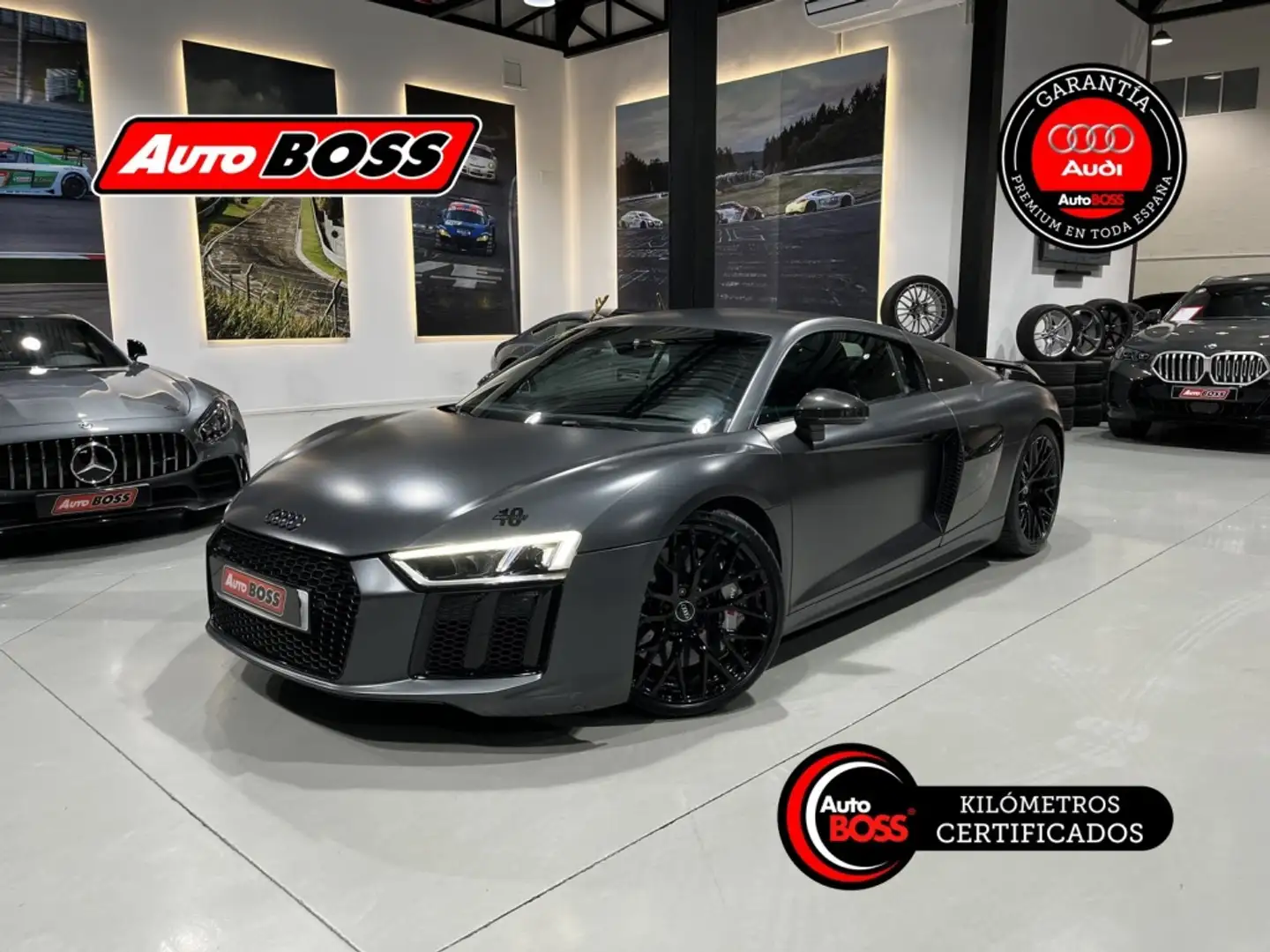 Audi R8 5.2 FSI V10 plus quattro S Tronic Noir - 1