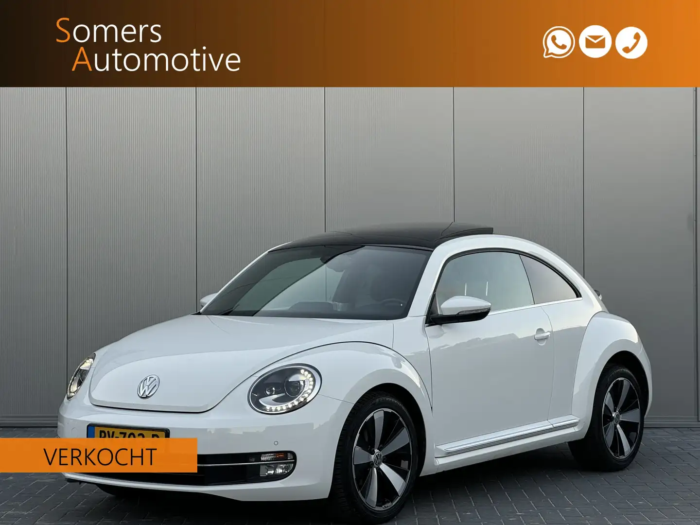 Volkswagen Beetle 1.2 TSI 105pk DSG Design | Panorama | Xenon LED | Wit - 1