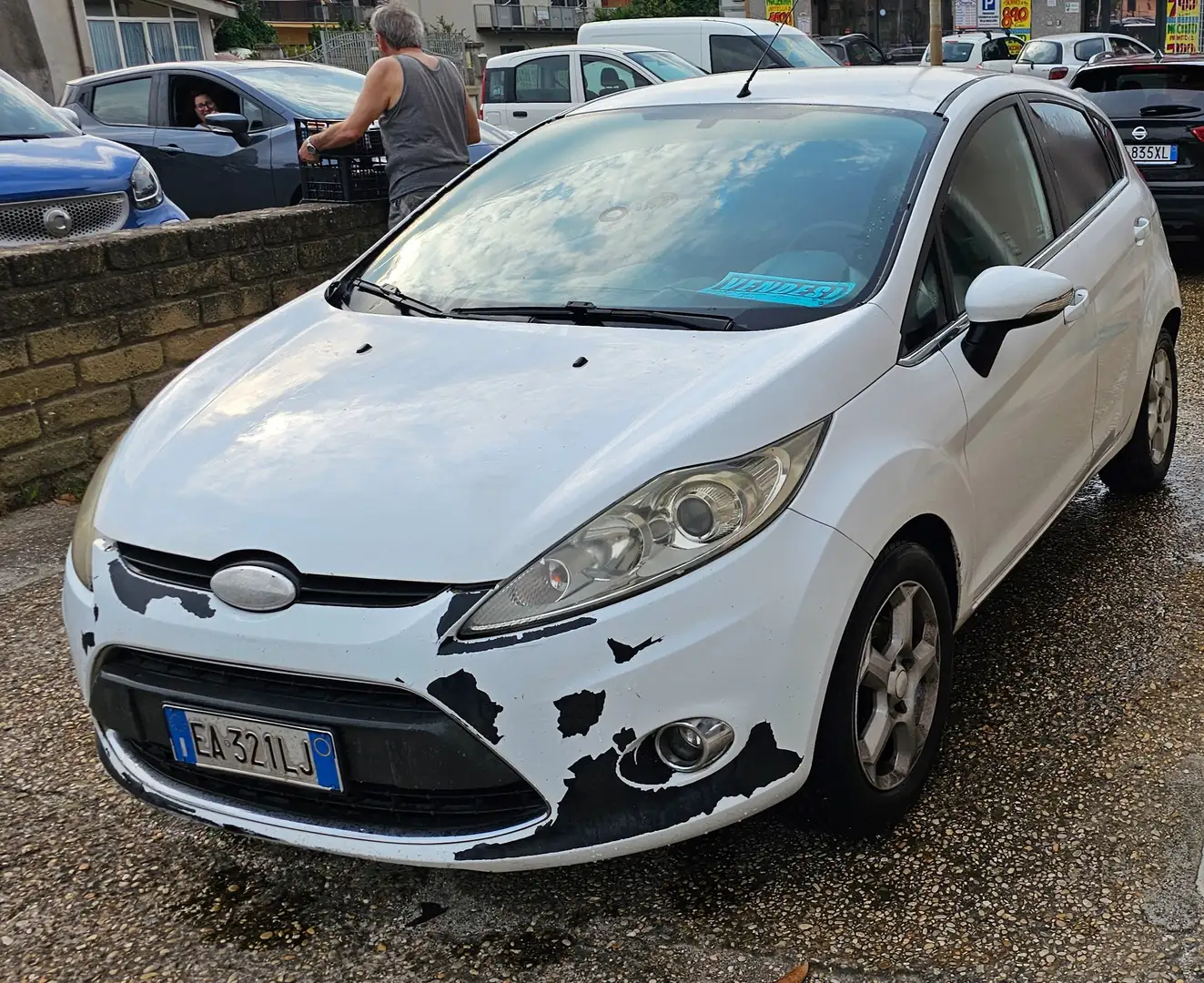 Ford Fiesta Fiesta VI 2008 5p 1.4 16v Titanium Gpl Bianco - 2