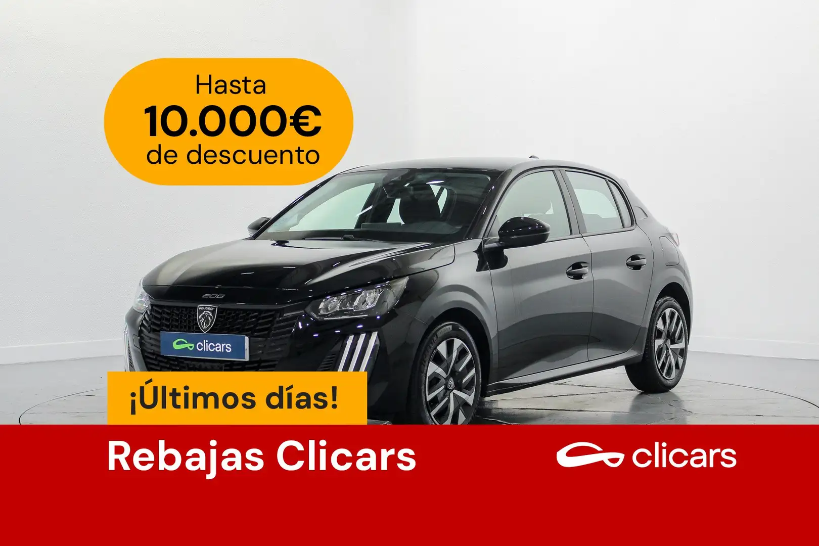 Peugeot 208 1.2 Puretech S&S Active 100 Noir - 1