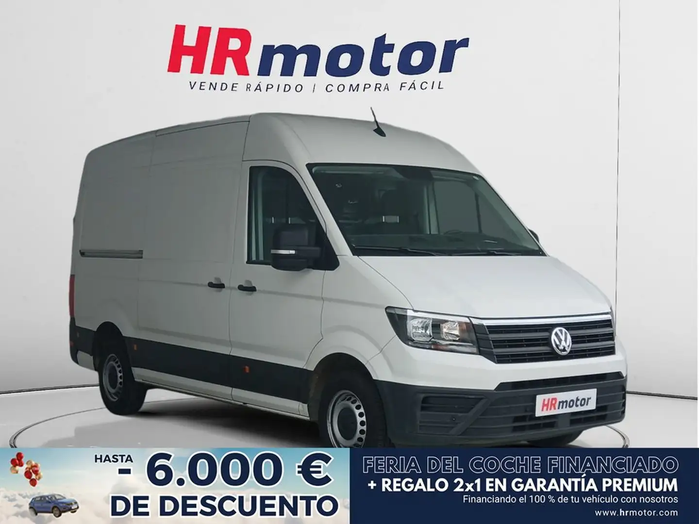 Volkswagen Crafter 35 2.0 TDI L3H3 Blanc - 1