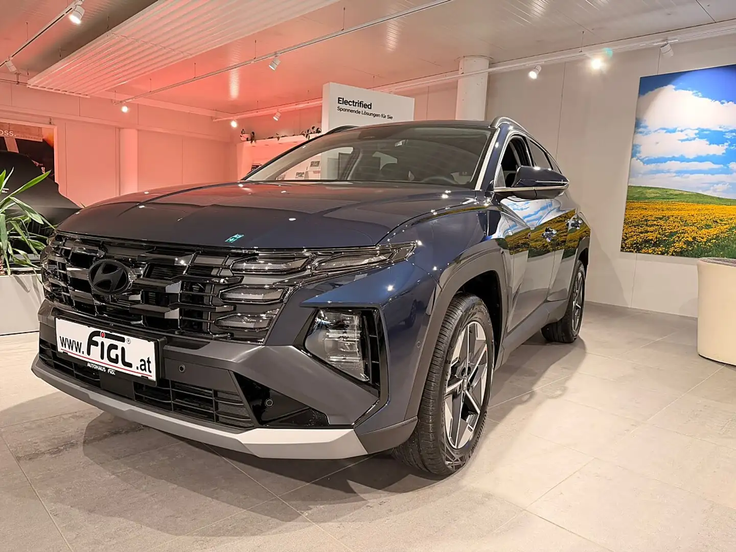 Hyundai TUCSON Tucson 1,6 T-GDI PHEV 4WD Go Plus Aut. Blau - 2