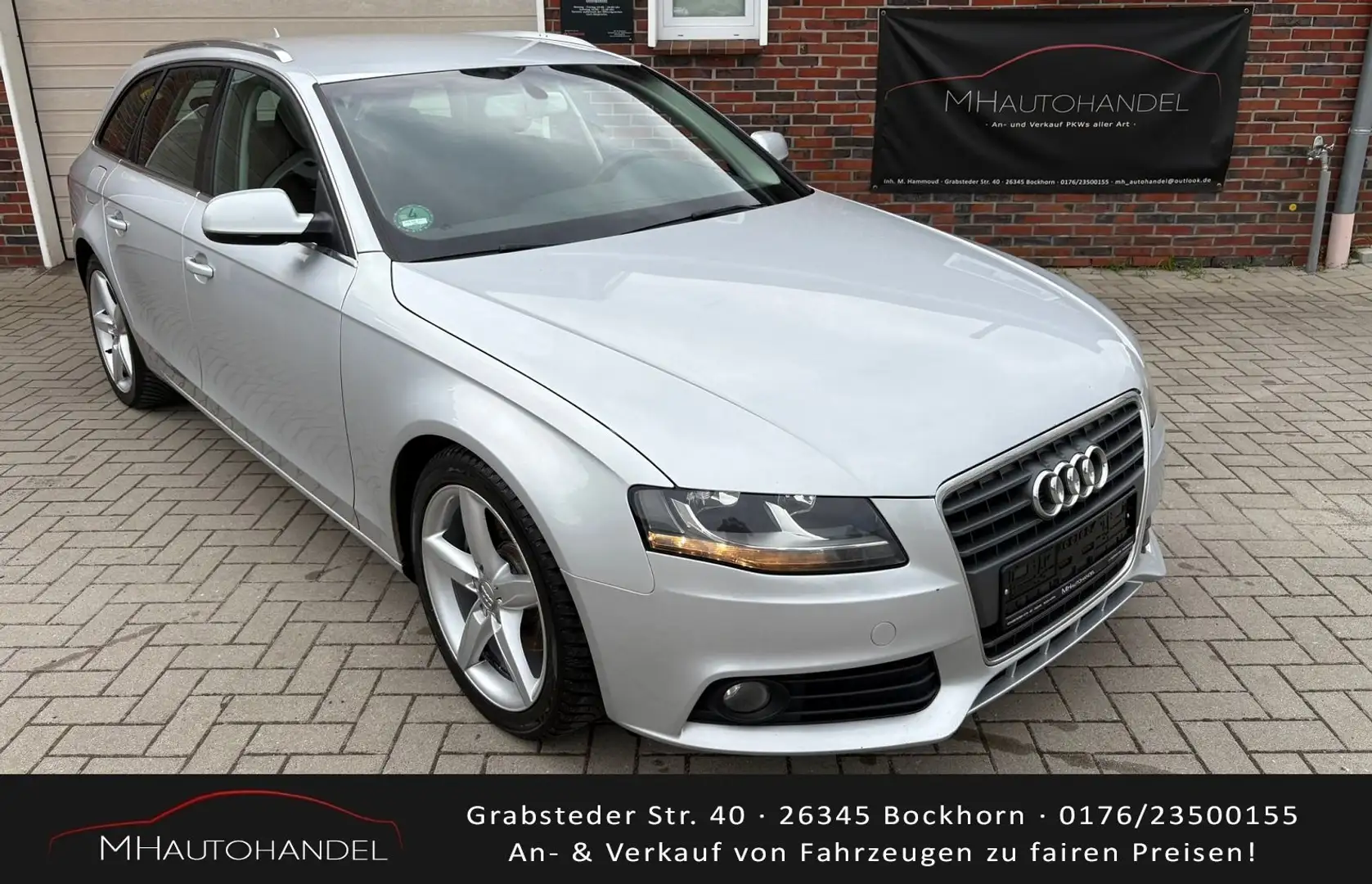 Audi A4 B8 2.0 TDI *2.Hand*Scheckheft*TÜV-NEU*Finanz* Grijs - 1