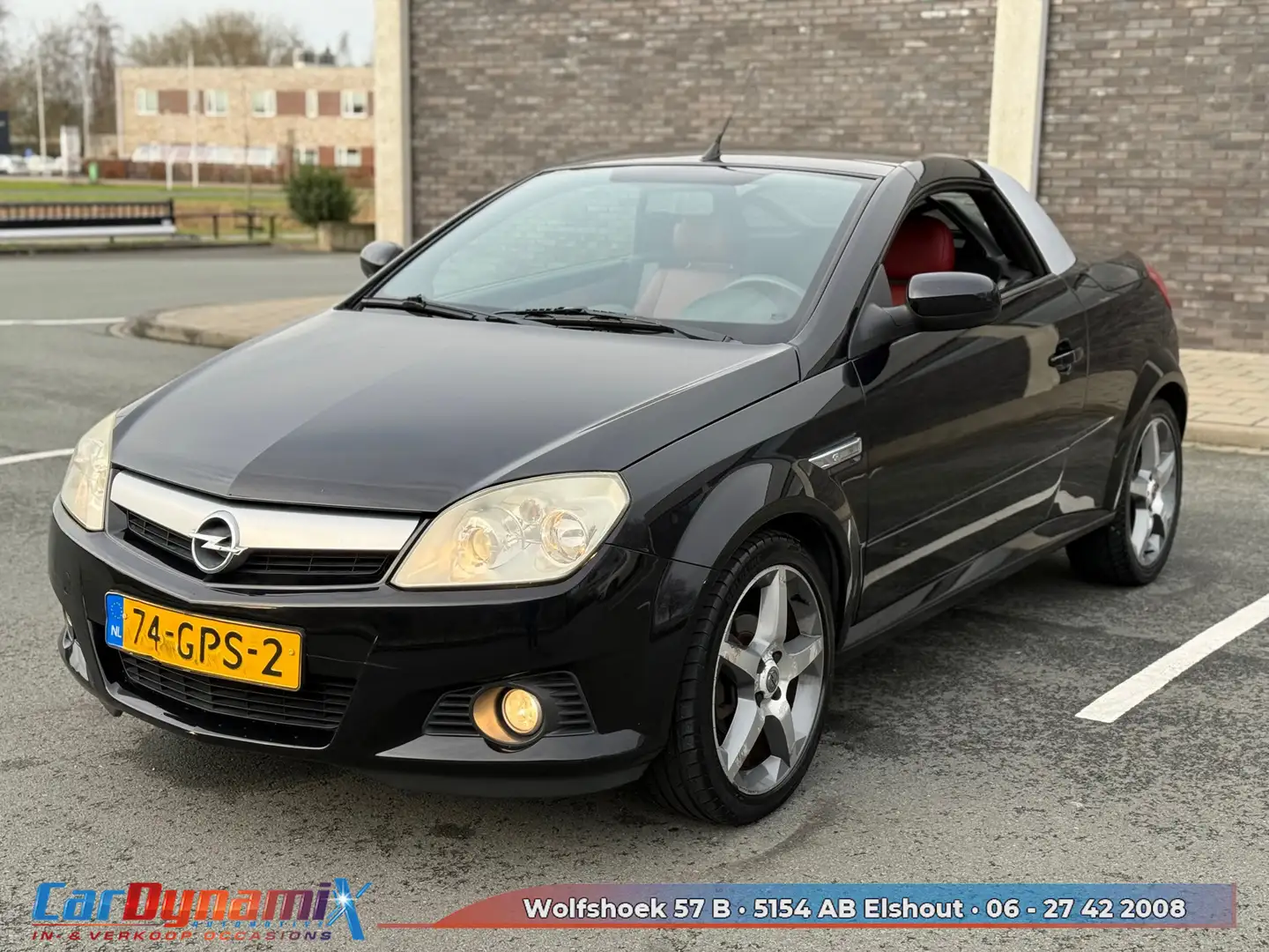 Opel Tigra TwinTop 1.4-16V Rhythm | Cabrio | Rood Leer | Airc Negro - 2