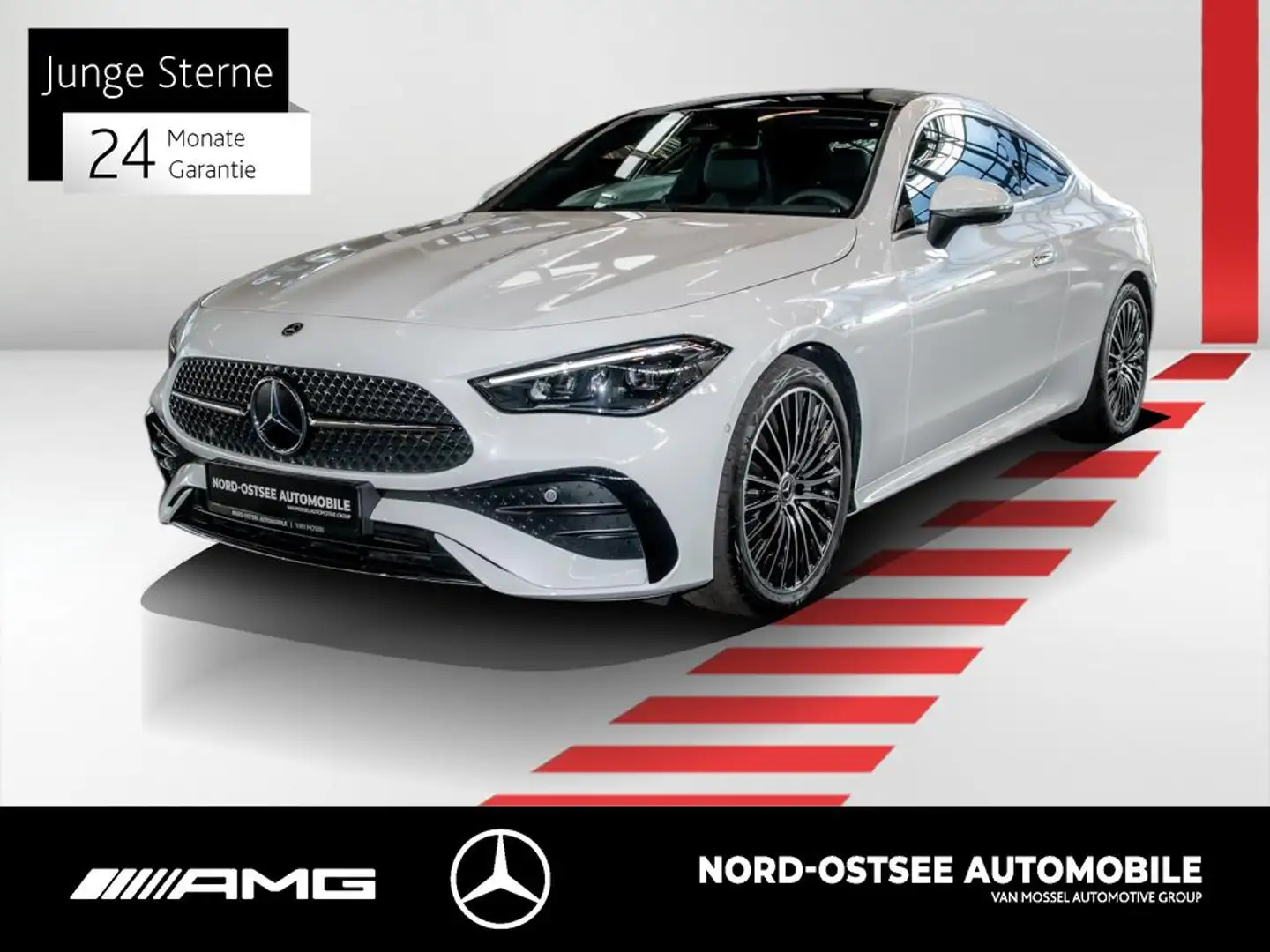 Mercedes-Benz CLE 220 d AMG EDITION LINE  19" AMG PANO 360° KA Weiß - 1