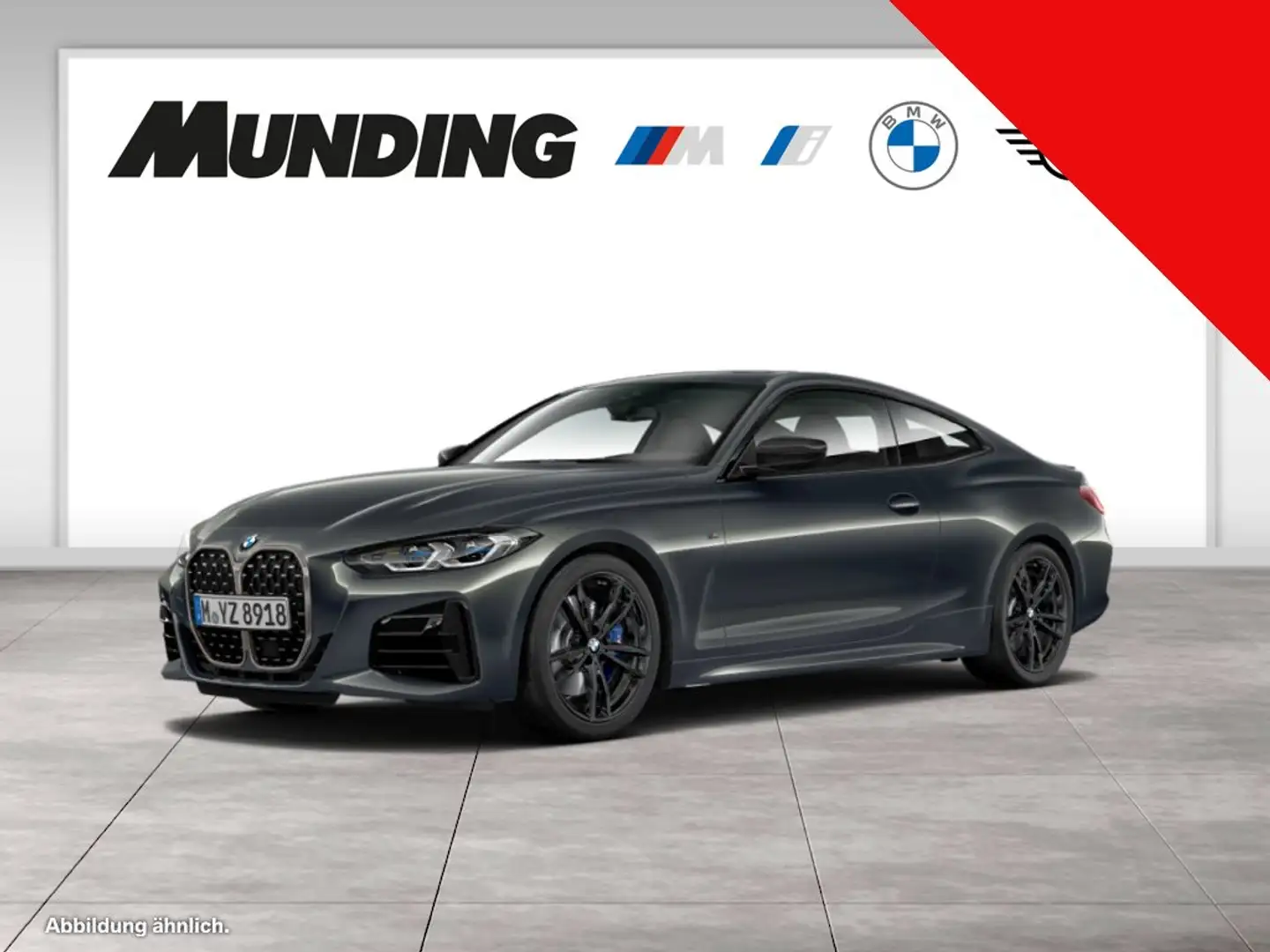 BMW 440 M440i xDrive A Coupé HUD|Navi|HK-HiFi|DAB|WLAN|GSD Gris - 1