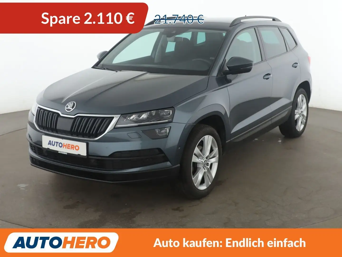 Skoda Karoq 1.5 TSI ACT Style Aut.*NAVI*LED*ACC*CAM* Grau - 1