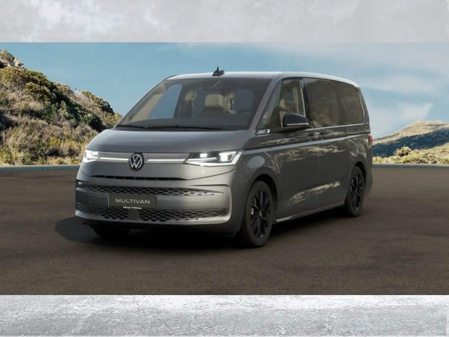 Volkswagen T7 Multivan GOAL 1.5 eHybrid DSG 4M LÜ AHK PANO Gris - 2