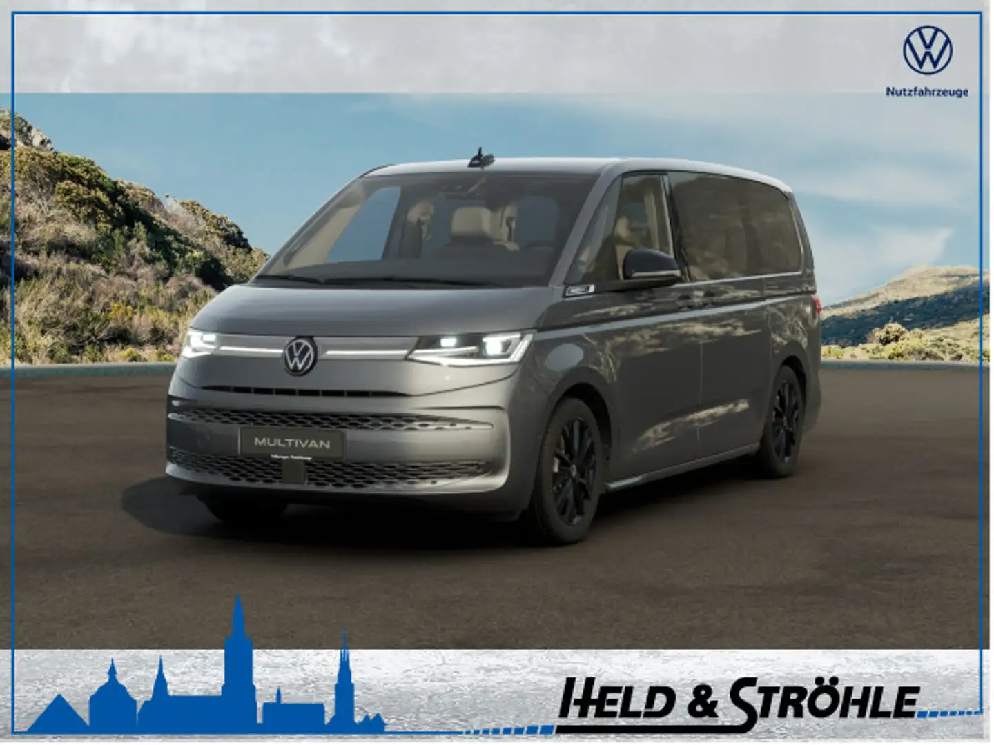 Volkswagen T7 Multivan GOAL 1.5 eHybrid DSG 4M LÜ AHK PANO Grau - 1