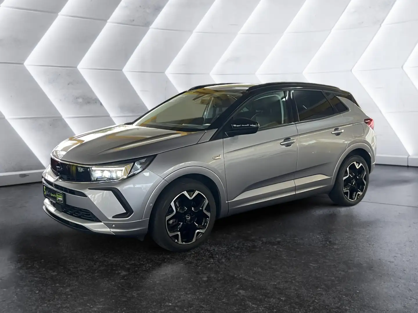 Opel Grandland 1.6 Turbo Ultimate 360 AUT Alcant. LED Grau - 2