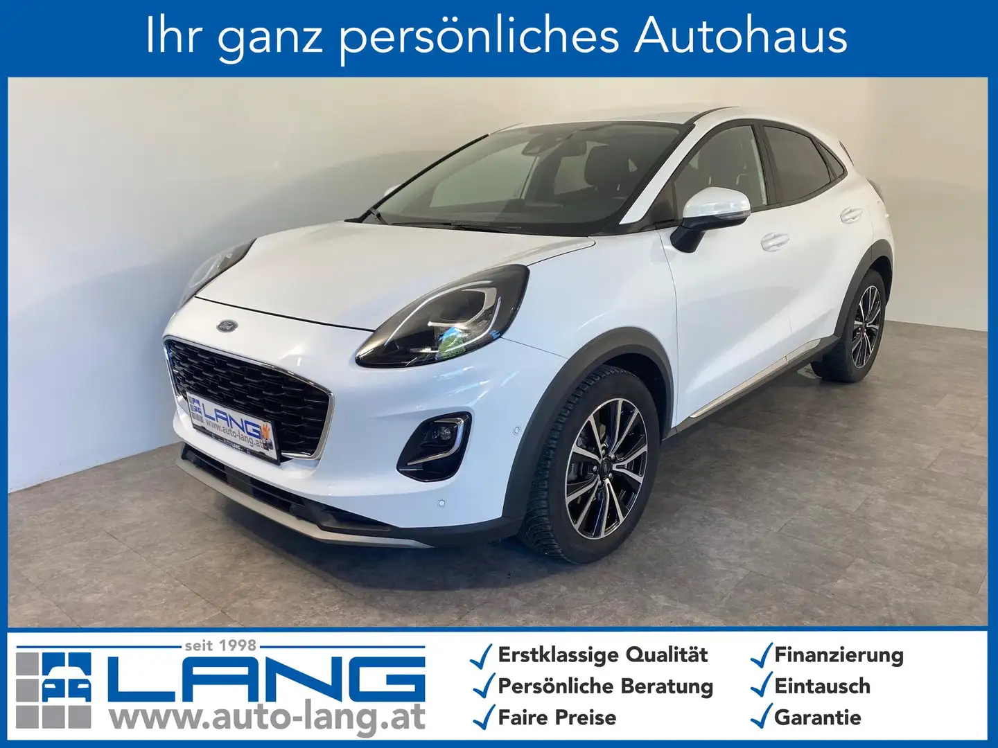 Ford Puma 1.0 EcoBoost Mild Hybrid Titanium X S/S NAVI*LE... Weiß - 1