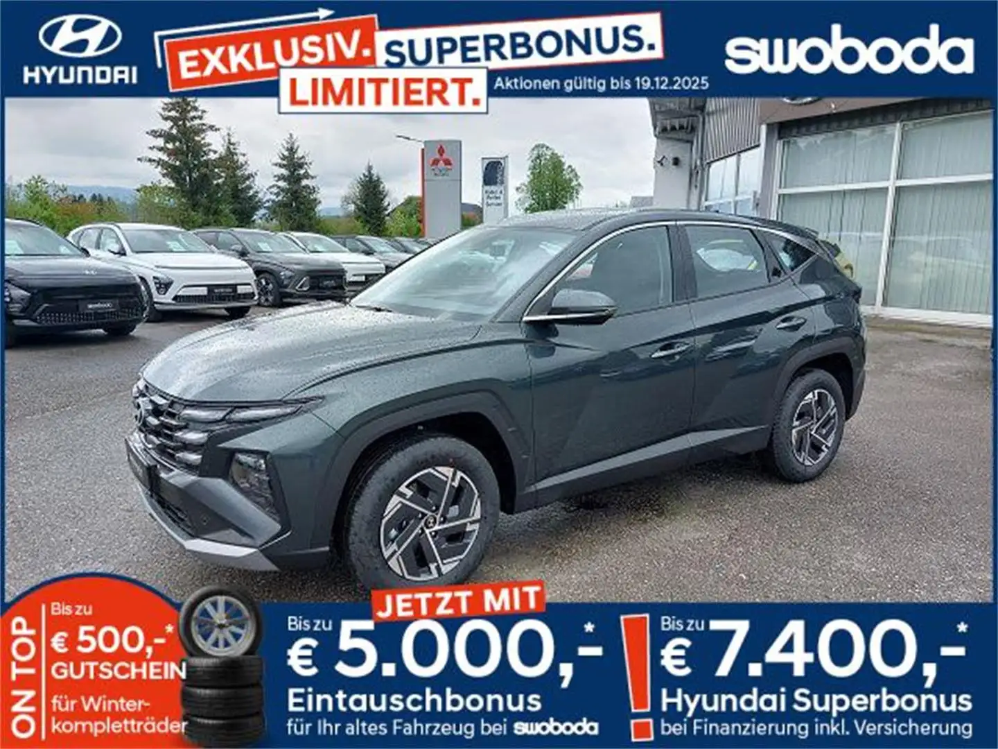 Hyundai TUCSON Tucson NX4 Smart Line 1,6 T-GDi 2WD t5bs1-P3 Verde - 1