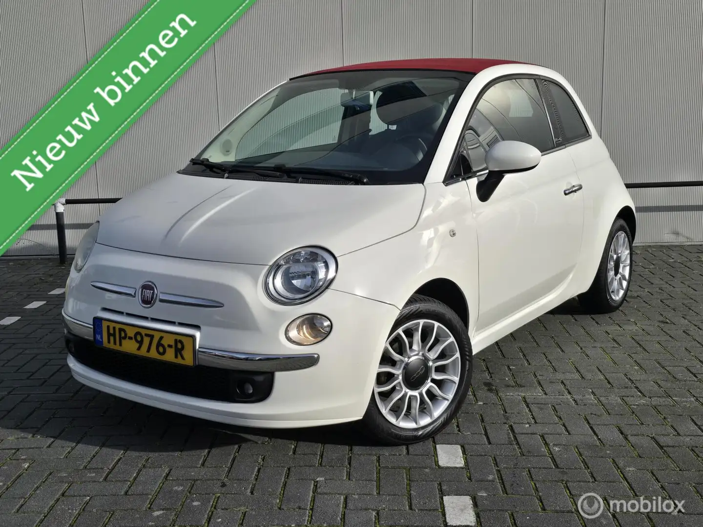 Fiat 500C 1.2 Pop Nieuwe apk! Cabrio! Wit - 1