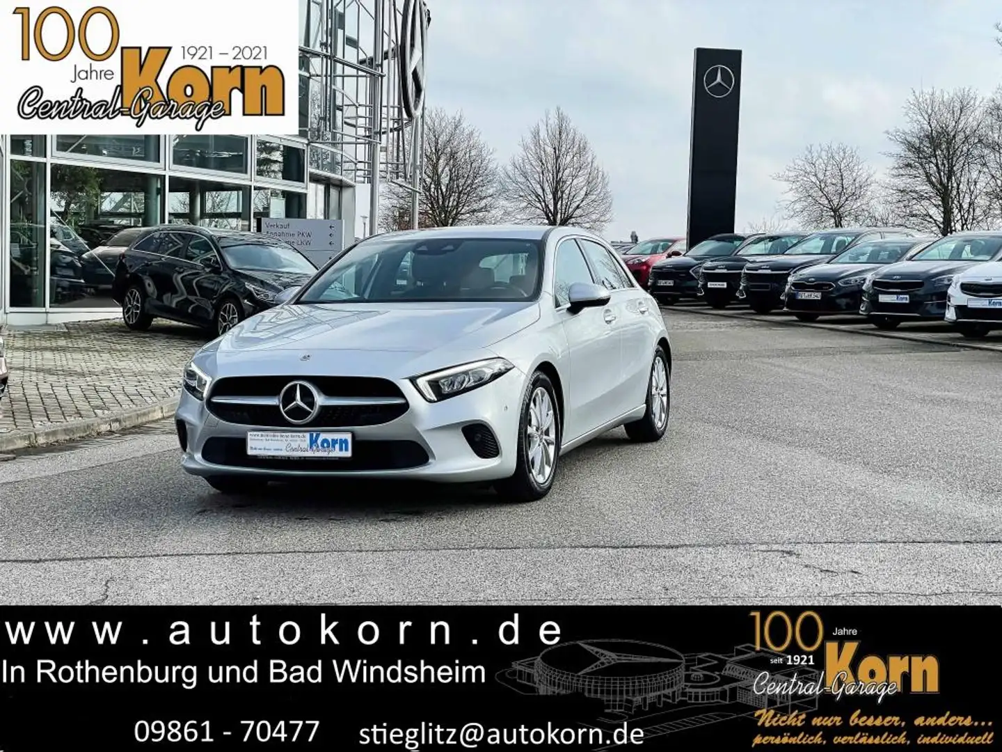 Mercedes-Benz A 200 Progressive DCT LED Pakete akt.PTC AD.Fern Argent - 1