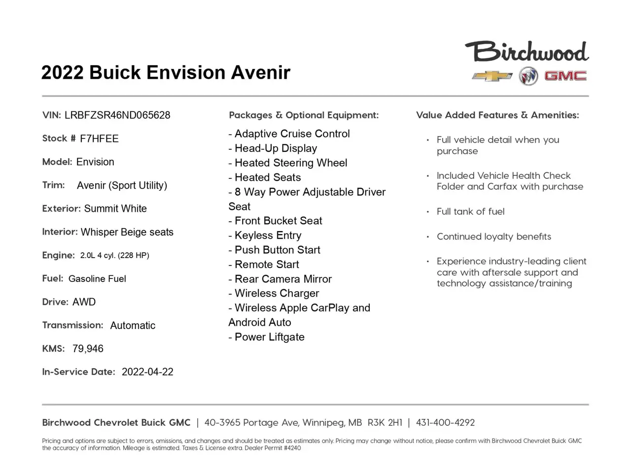 Buick Envision снимка Buick Envision