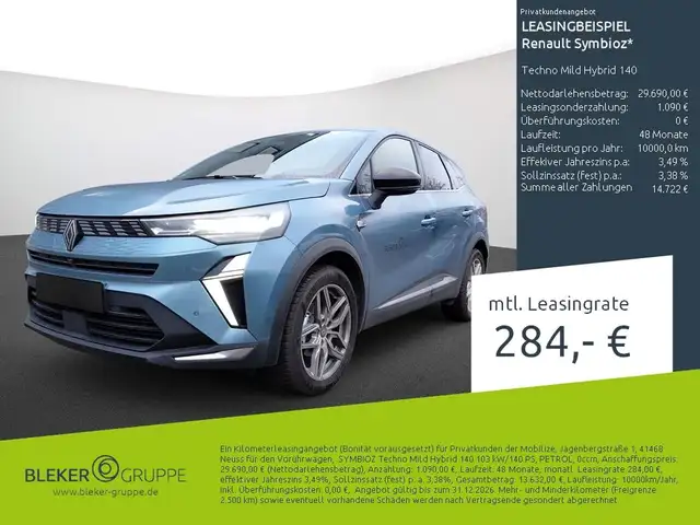 Renault Symbioz Techno Mild Hybrid 140