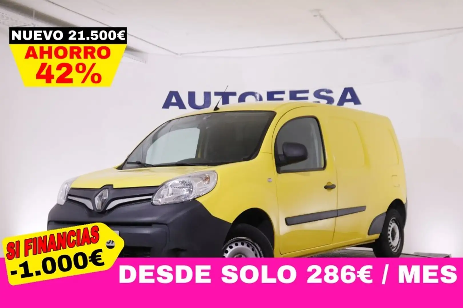 Renault Kangoo 1.5 DCI FURGON MAXI 95CV 4P # IVA DEDUCIBLE Amarillo - 1