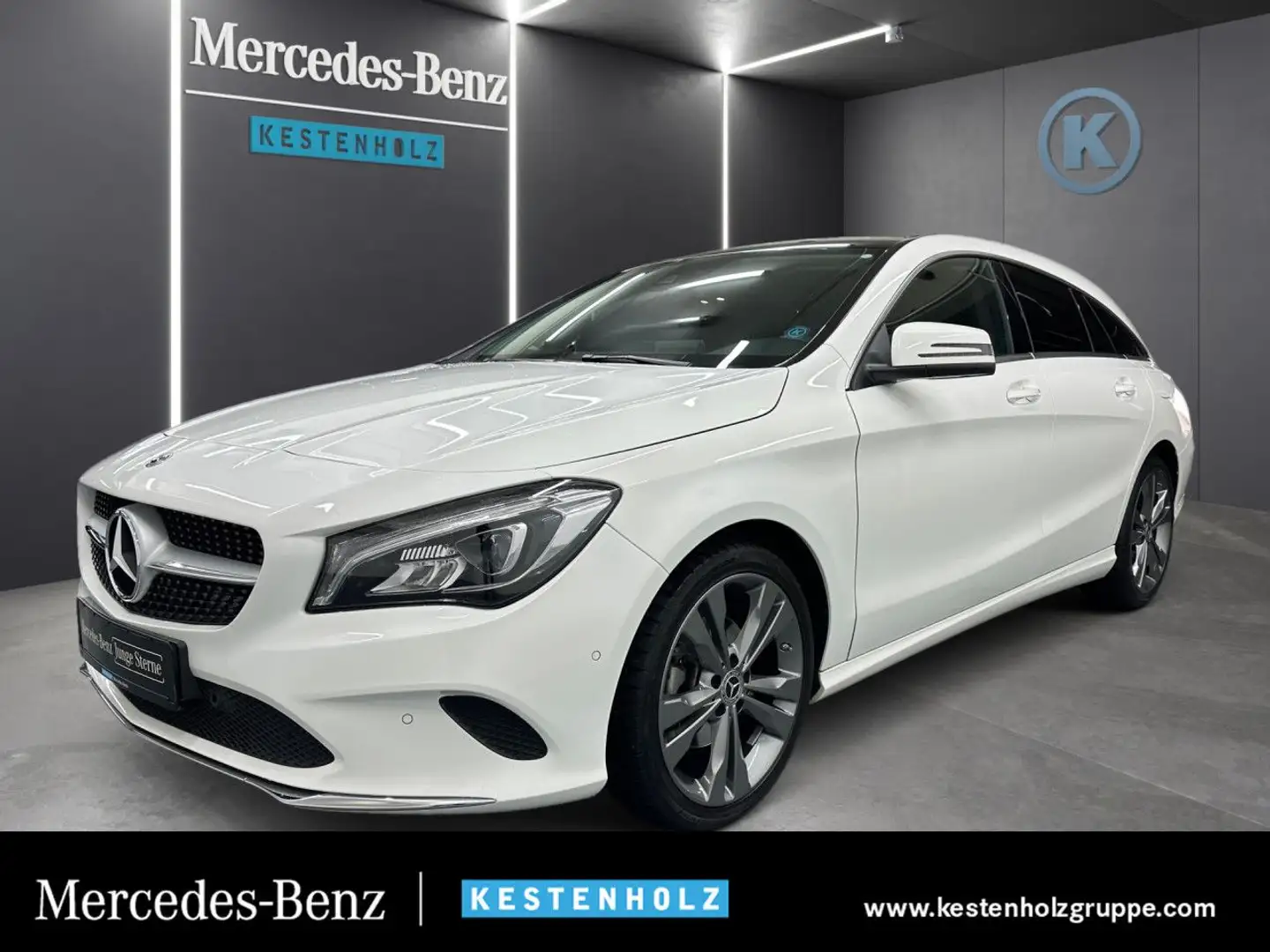 Mercedes-Benz CLA 200 SB PROGRESSIVE+AHK+KEYLESS+PANO+PARK Weiß - 1