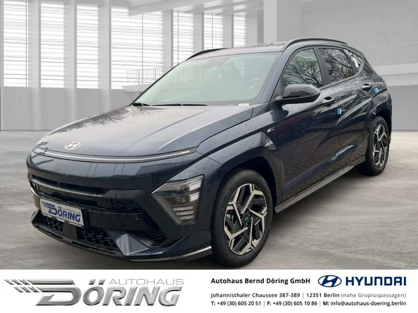 Hyundai KONA 1.6 Turbo N Line AUTOMATIK 4WD 170PS 7-DCT Ultimat Albastru - 1