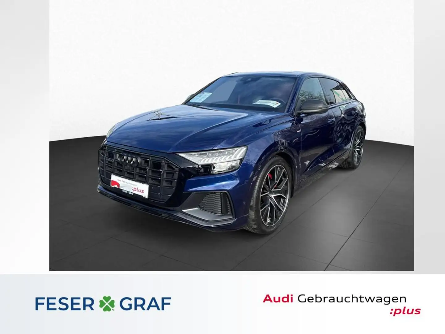Audi Q8 50 TDI quat. tipt PANO+MATROX+B&O Bleu - 1