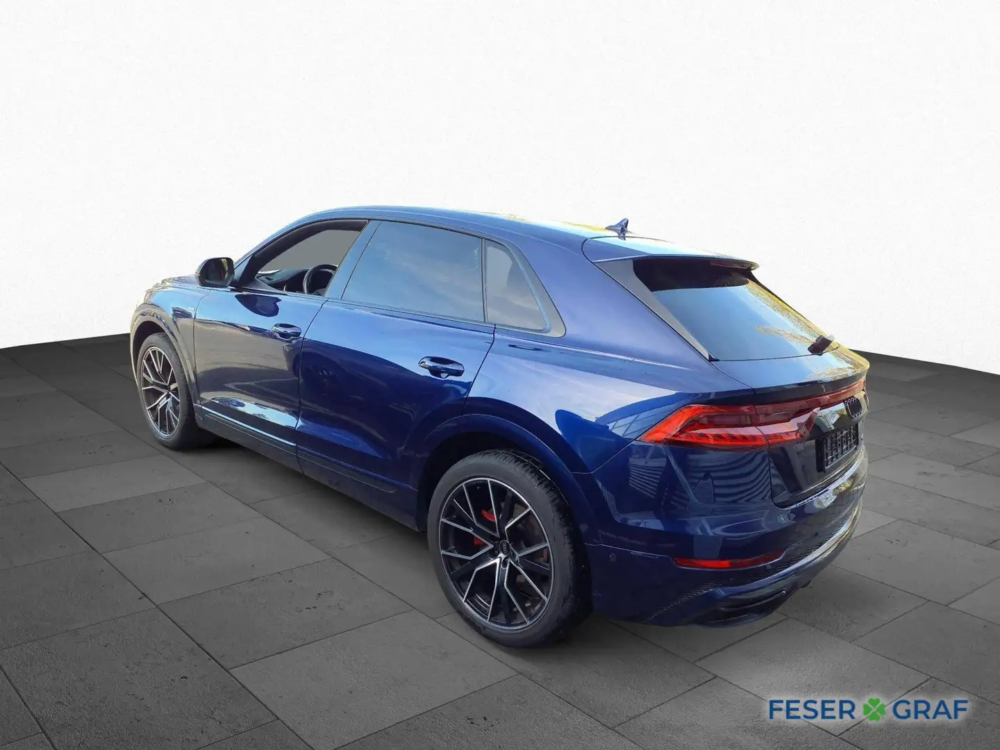 Audi Q8 50 TDI quat. tipt PANO+MATROX+B&O Blau - 2