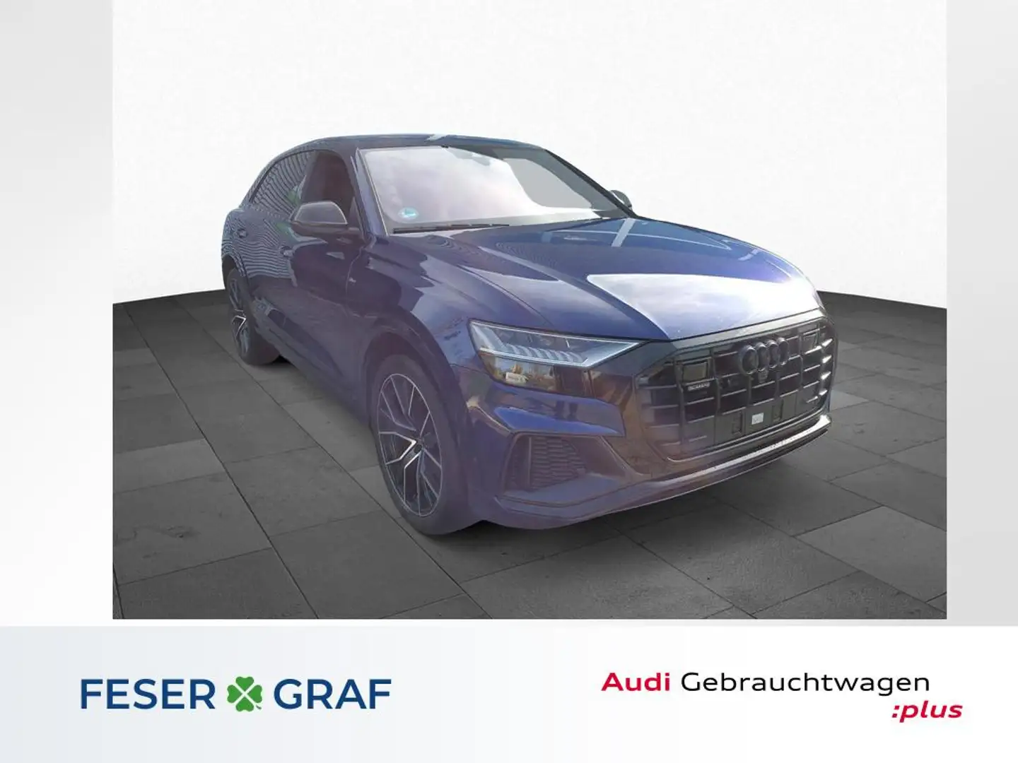 Audi Q8 50 TDI quat. tipt PANO+MATROX+B&O Blau - 1