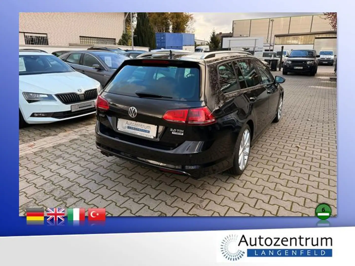 Volkswagen Golf Variant VII 2.0 TDI Allstar *NAVI*18ZOLL* Negro - 2