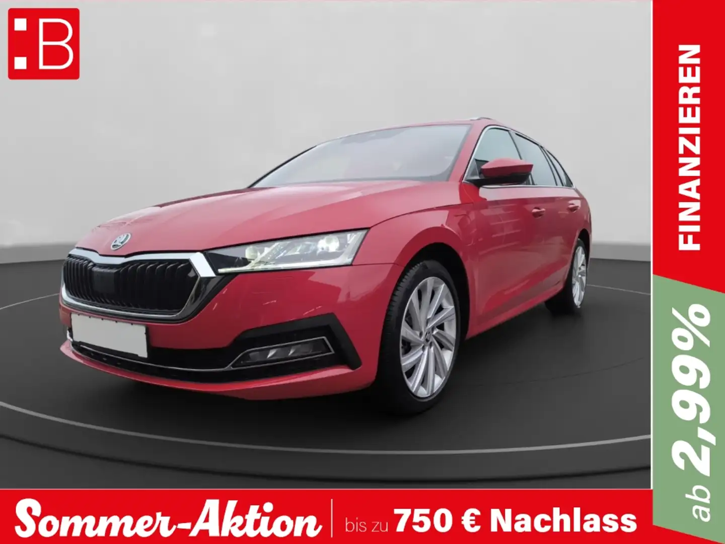 Skoda Octavia Combi 1.4 TSI DSG e-Hybrid Style NAVI SCHEIBENHZG Rouge - 1