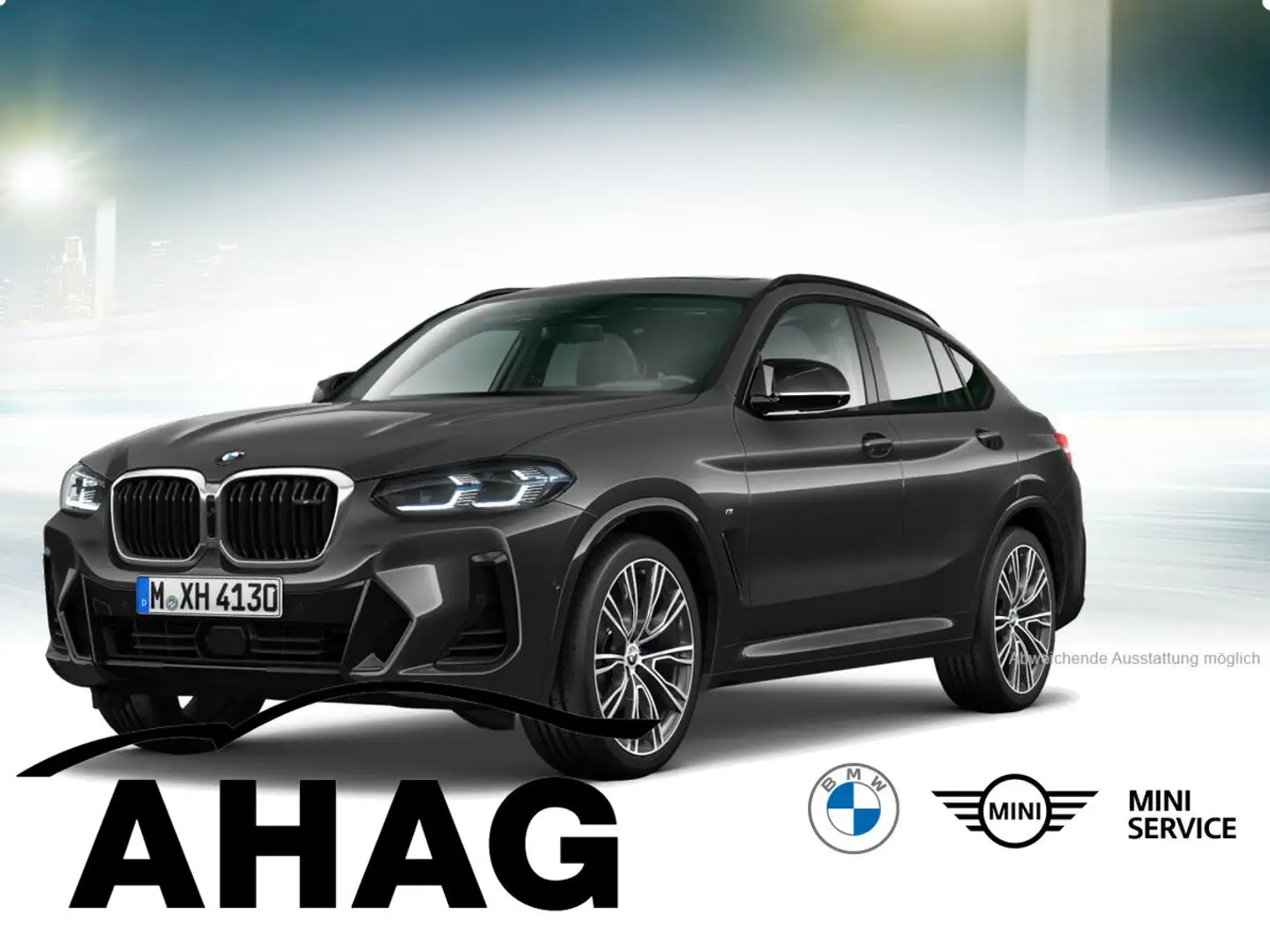 BMW X4 M40d AT Innovationsp. Sport Aut. Panorama AHK Grau - 2