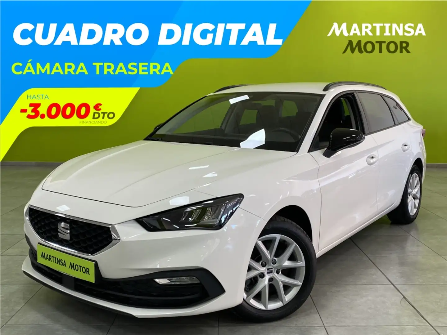 SEAT Leon ST 2.0TDI CR S&S Style 115 Blanc - 1