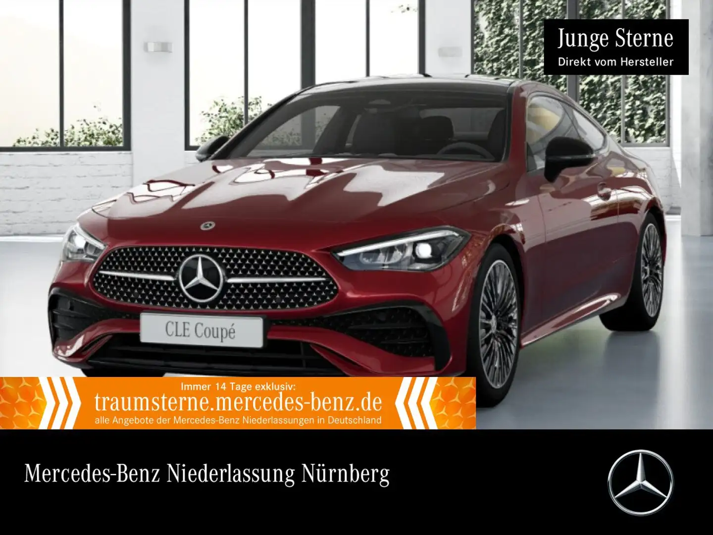 Mercedes-Benz CLE 200 AMG+NIGHT+PANO+LED+KAMERA+TOTW+KEYLESS+9G Rot - 1
