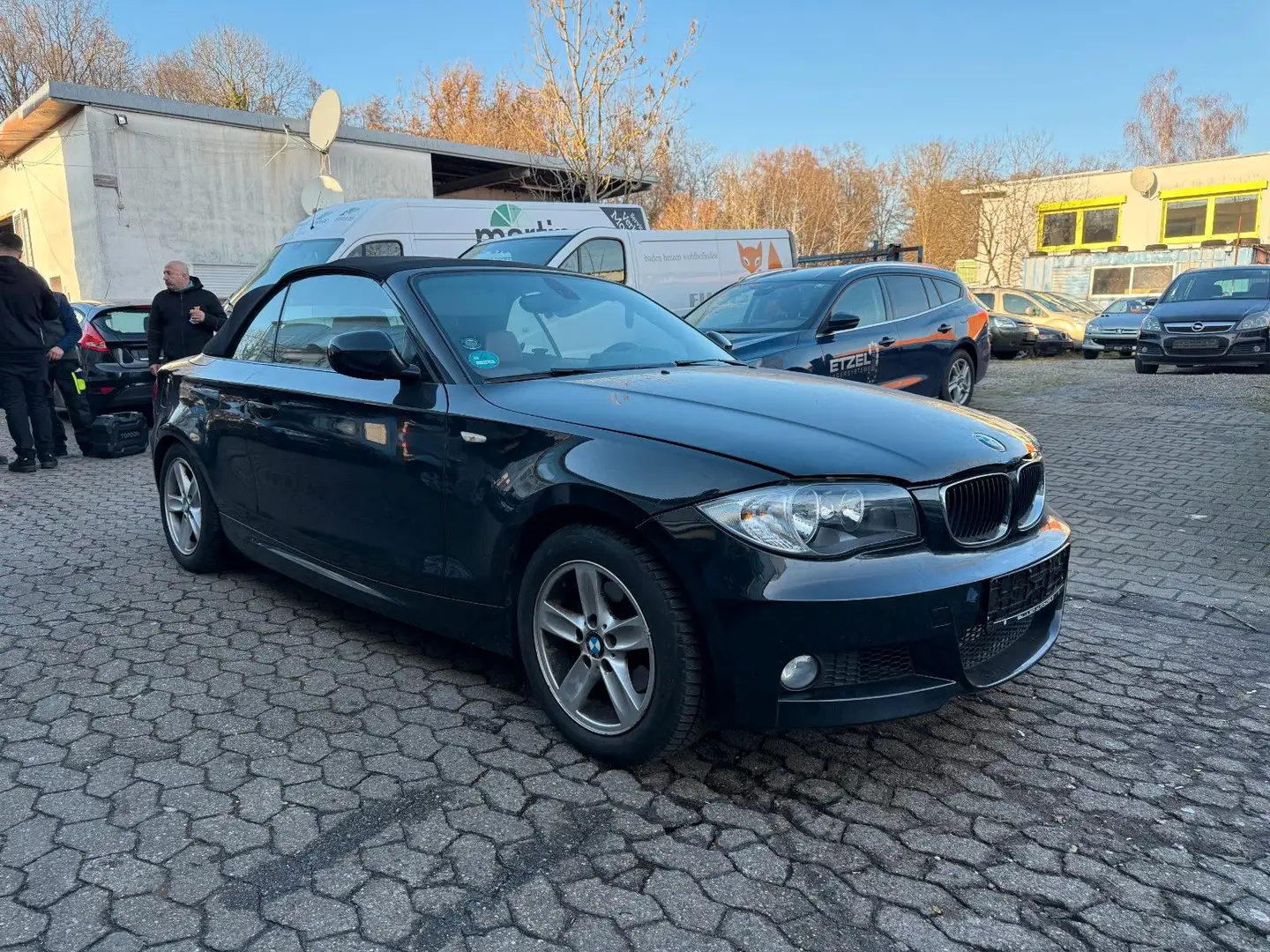 BMW 120 1 Cabrio 120i M Paket Negru - 2