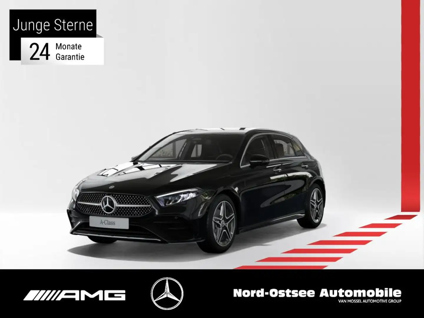 Mercedes-Benz A 200 AMG ADV.+ DISTRO LED 360° KAMERA NAVI SITZ Noir - 1