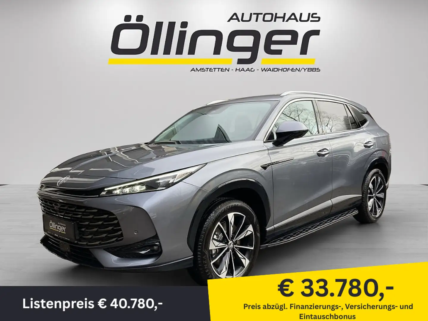 MG HS PHEV+ Luxury 21,4kWh Aut. Grau - 1