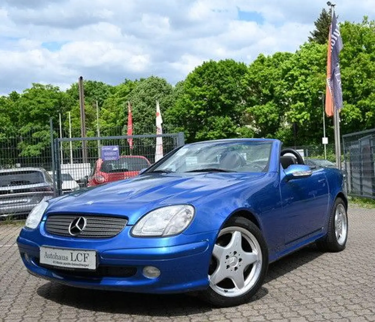 Mercedes-Benz SLK 230 KOMPRESSOR Leder  1.Hd Autom. AMG 17Zoll Синий - 1