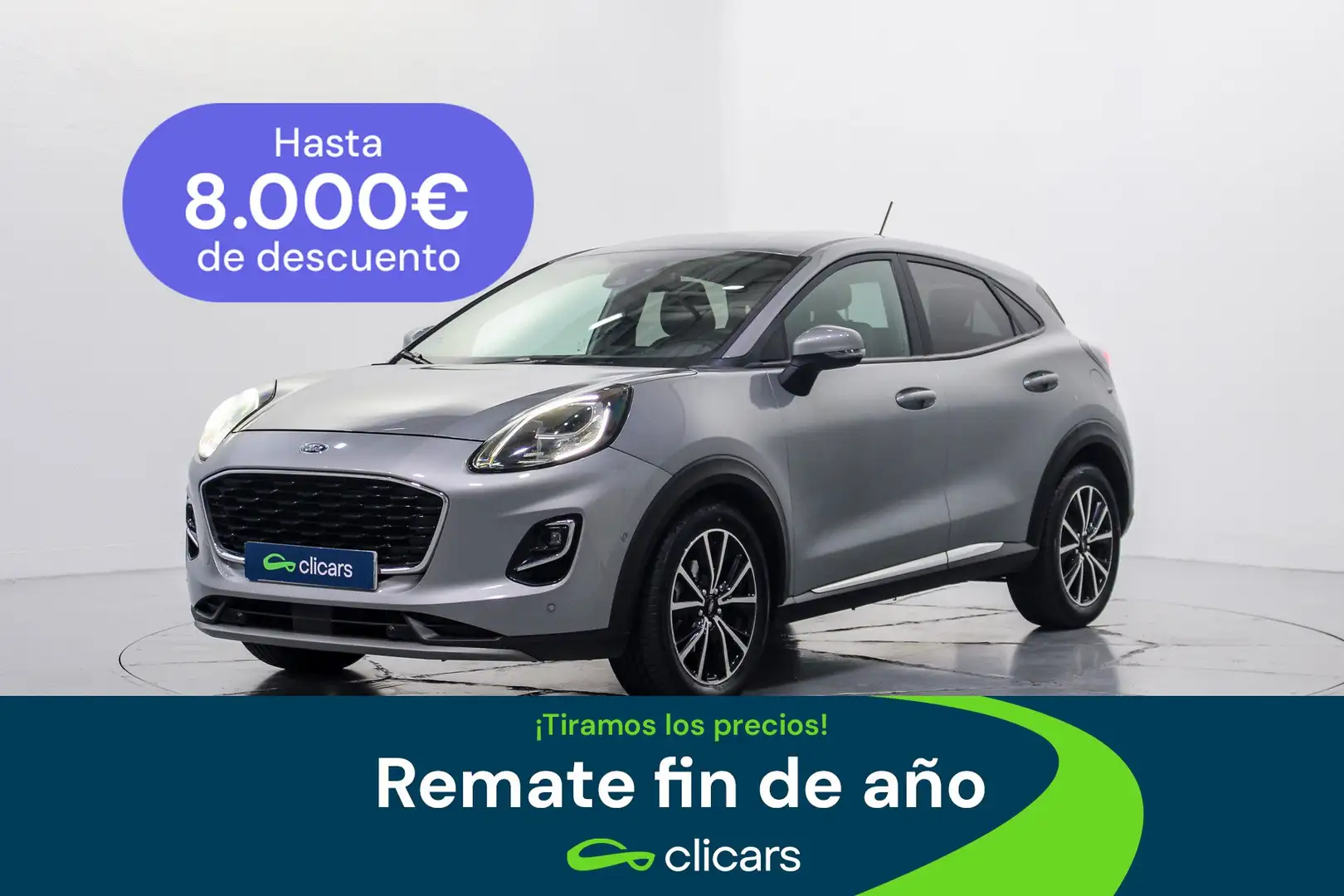 Ford Puma 1.0 EcoBoost MHEV Titanium 125 Gris - 1