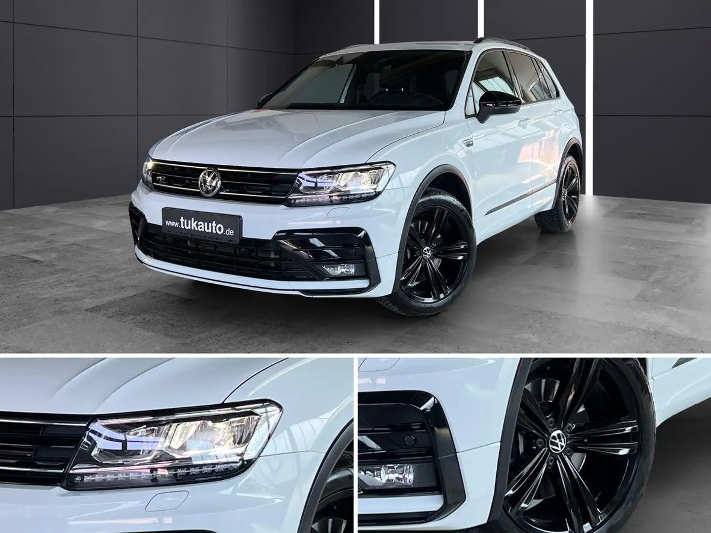 Volkswagen Tiguan 3X R LINE 4M|BLACK STYLE|AHK|ACC|PANO|DCC Weiß - 1