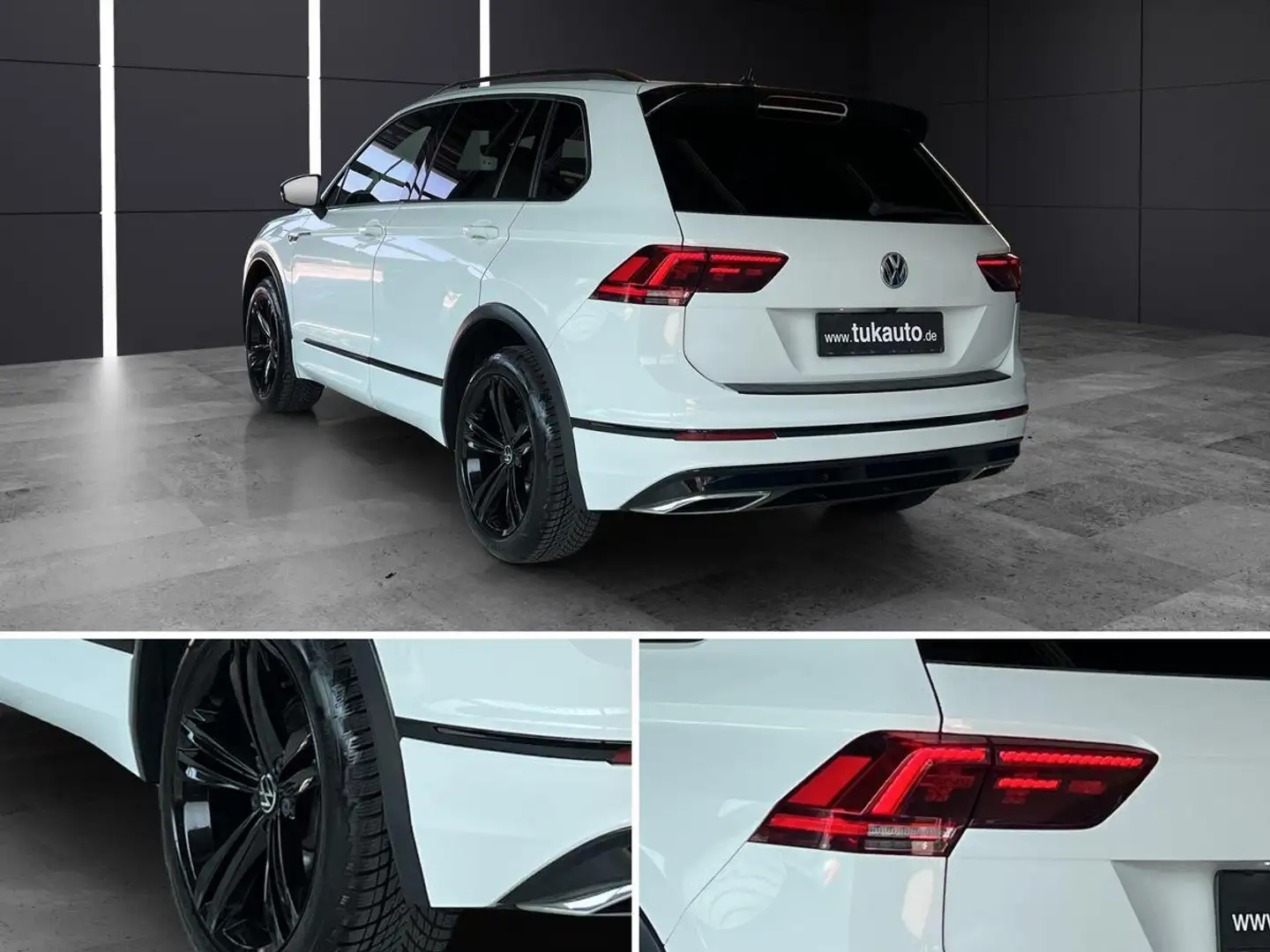 Volkswagen Tiguan 3X R LINE 4M|BLACK STYLE|AHK|ACC|PANO|DCC Weiß - 2