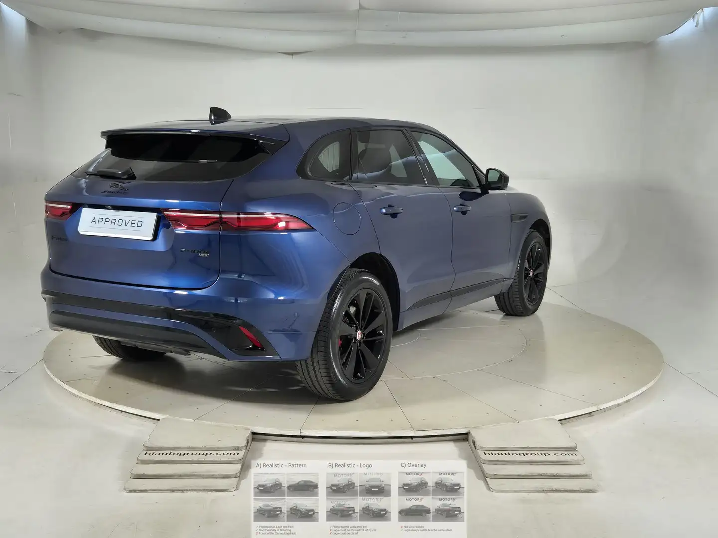 Jaguar F-Pace 2021 2.0 i4 phev R-Dynamic SE awd 404cv auto Blau - 2