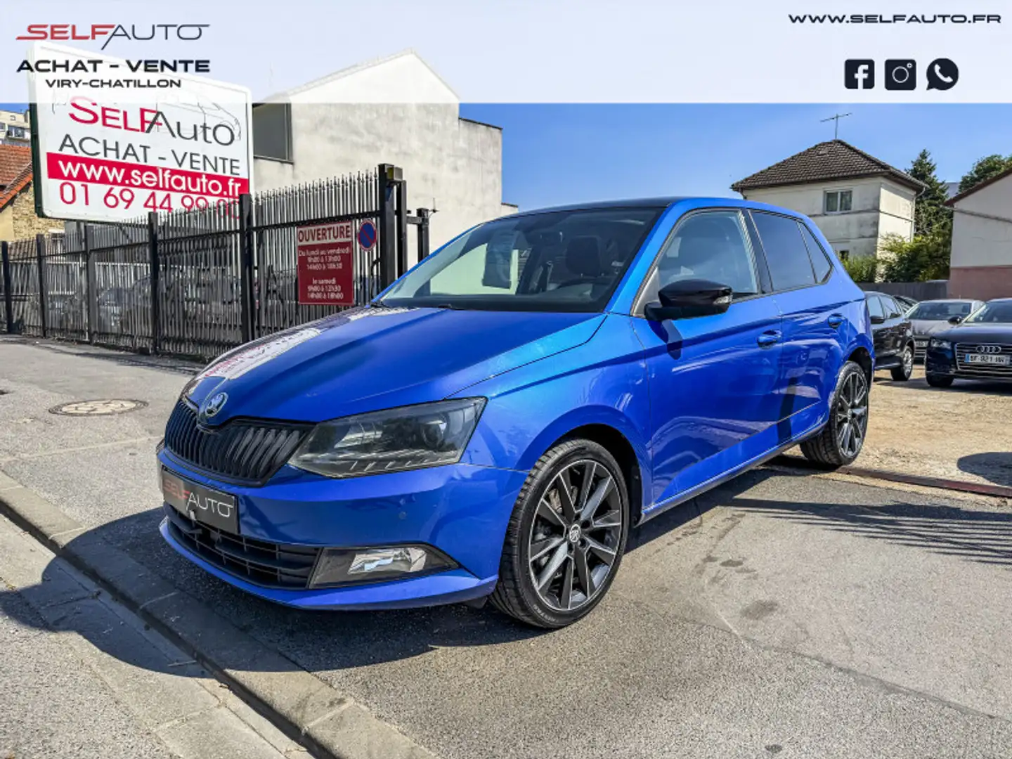 Skoda Fabia 1.2 TSI 110CH STYLE DSG7 GREENTEC Bleu - 1