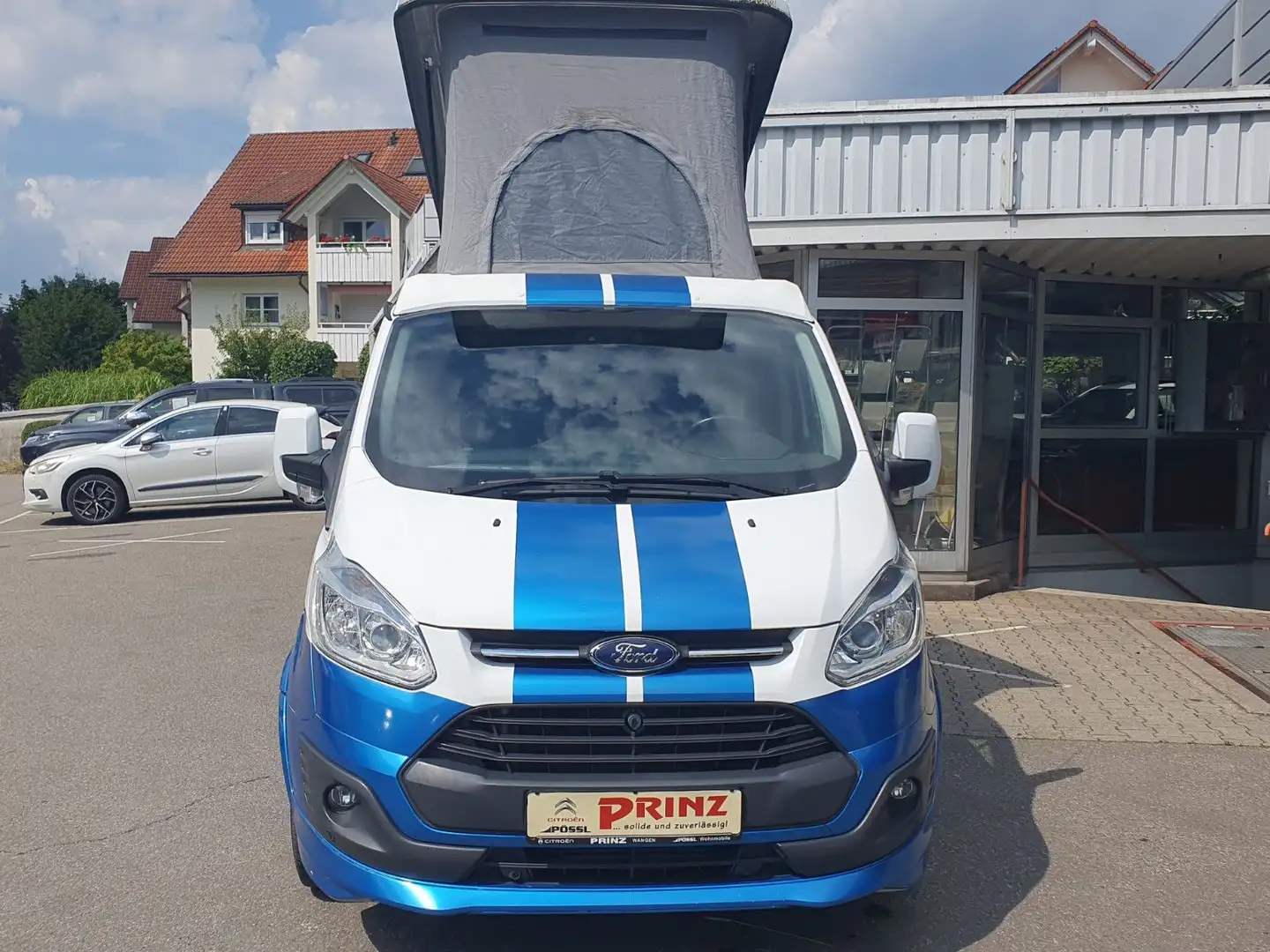 Ford Nugget Custom Schlafdach *6 Sitze *1. HD *4 Bett Weiß - 2
