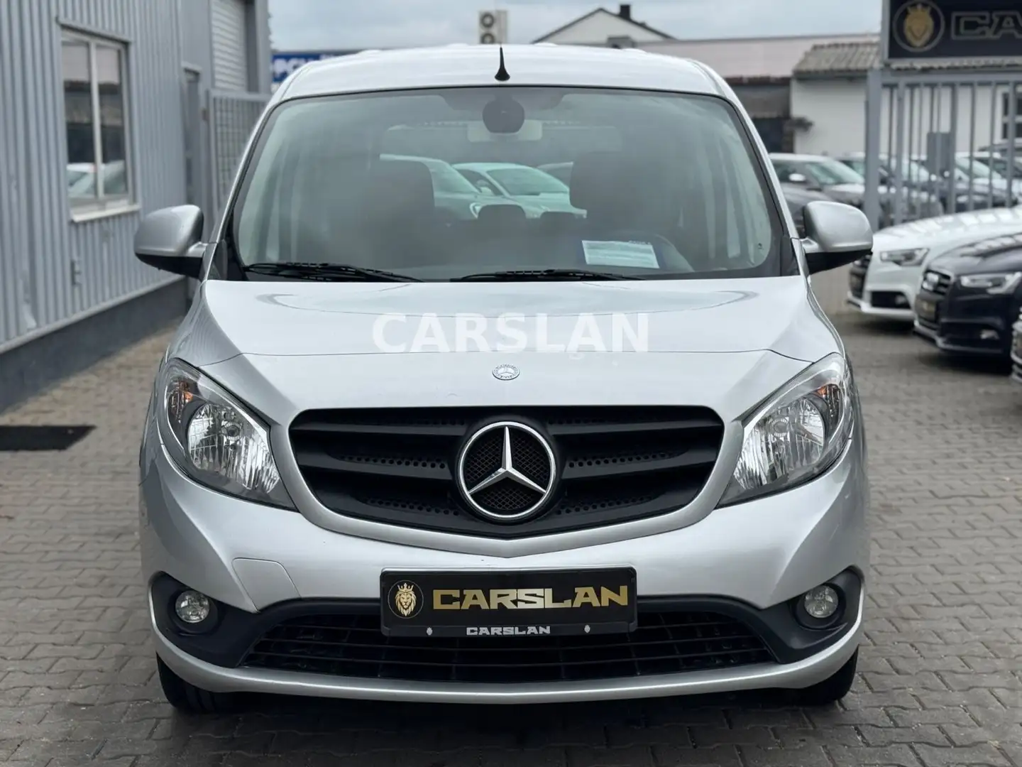 Mercedes-Benz Citan 108 CDI LANG+KLIMA+PDC+AHK+SCHIEBEX2+EURO5 Argent - 2