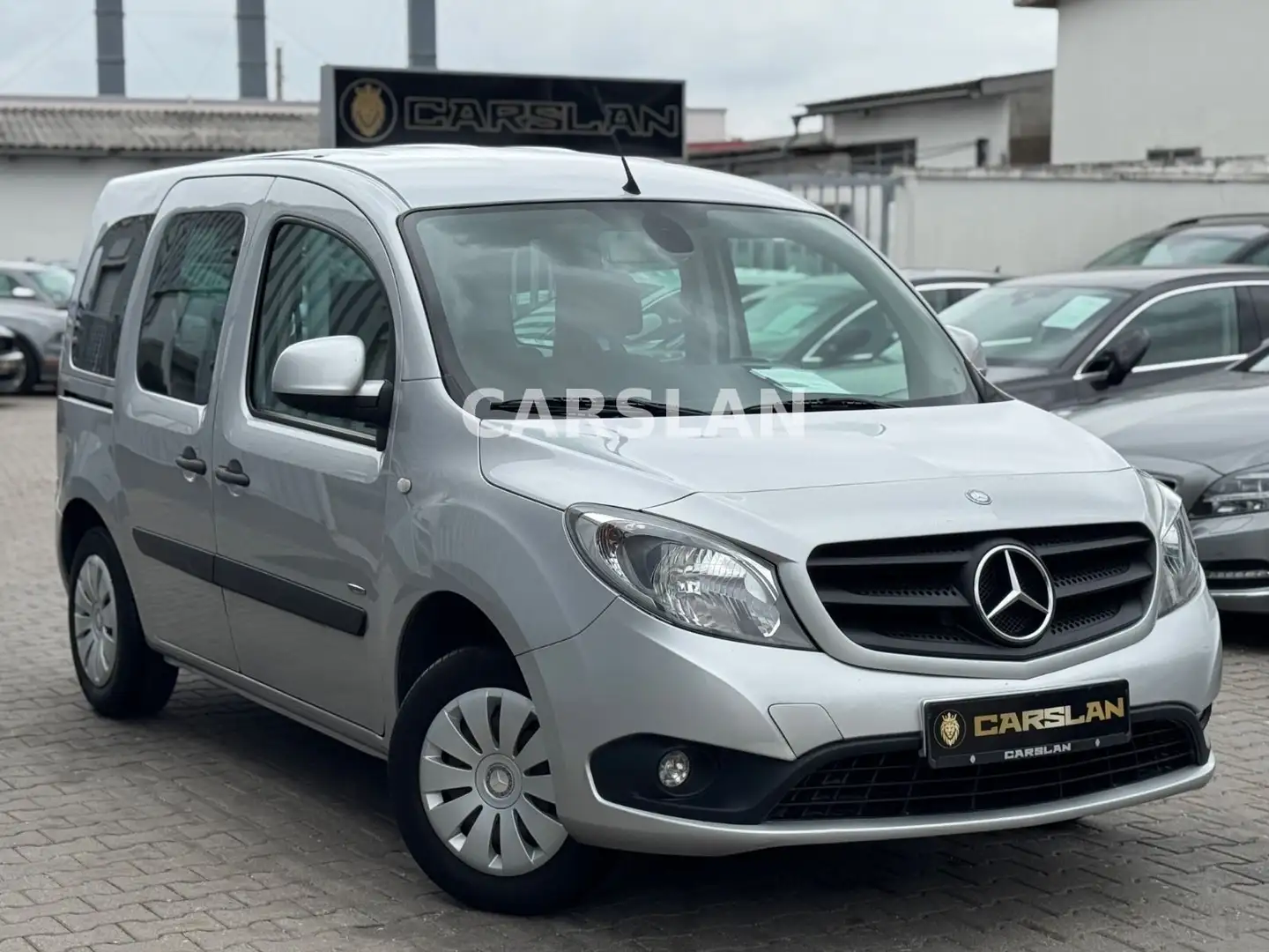 Mercedes-Benz Citan 108 CDI LANG+KLIMA+PDC+AHK+SCHIEBEX2+EURO5 Argent - 1