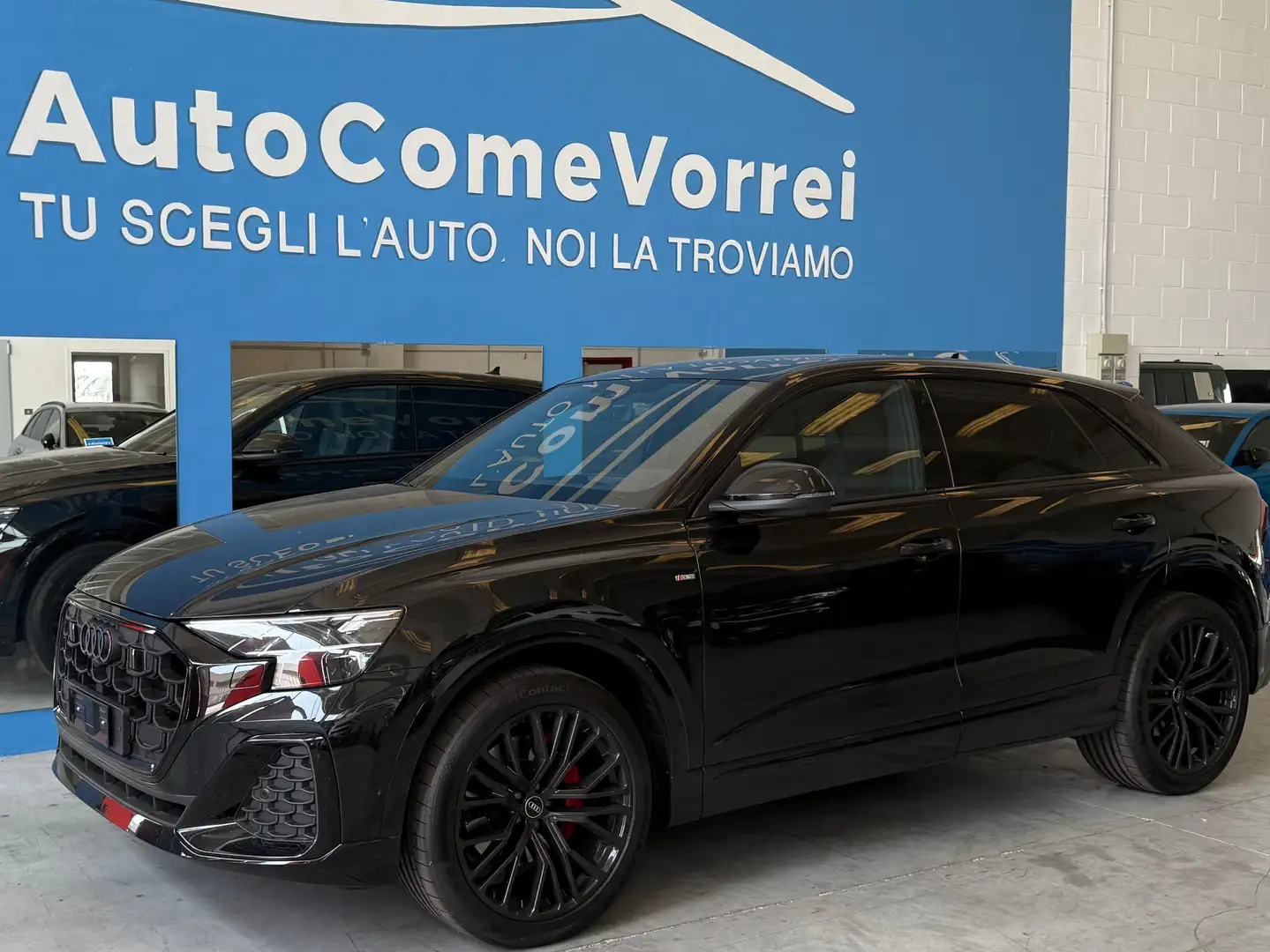 Audi Q8 50 3.0 tdi mhev S line edition quattro tiptronic Zwart - 2