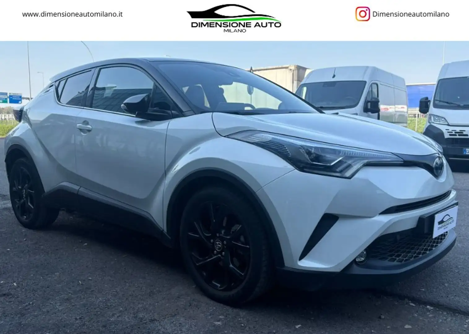 Toyota C-HR Garanzia C-HR I 2016 1.8h Style 2wd e-cvt my18 Bianco - 1