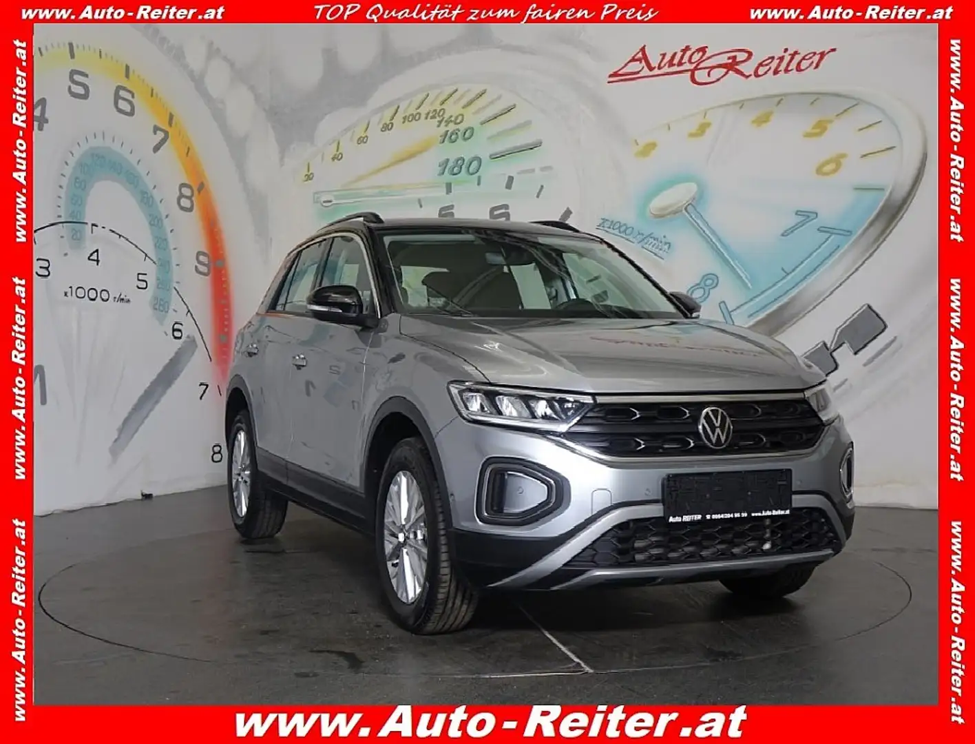 Volkswagen T-Roc 2.0 TDI Life DSG *ACC, LED, NAVI, VIRTUAL* Silber - 1