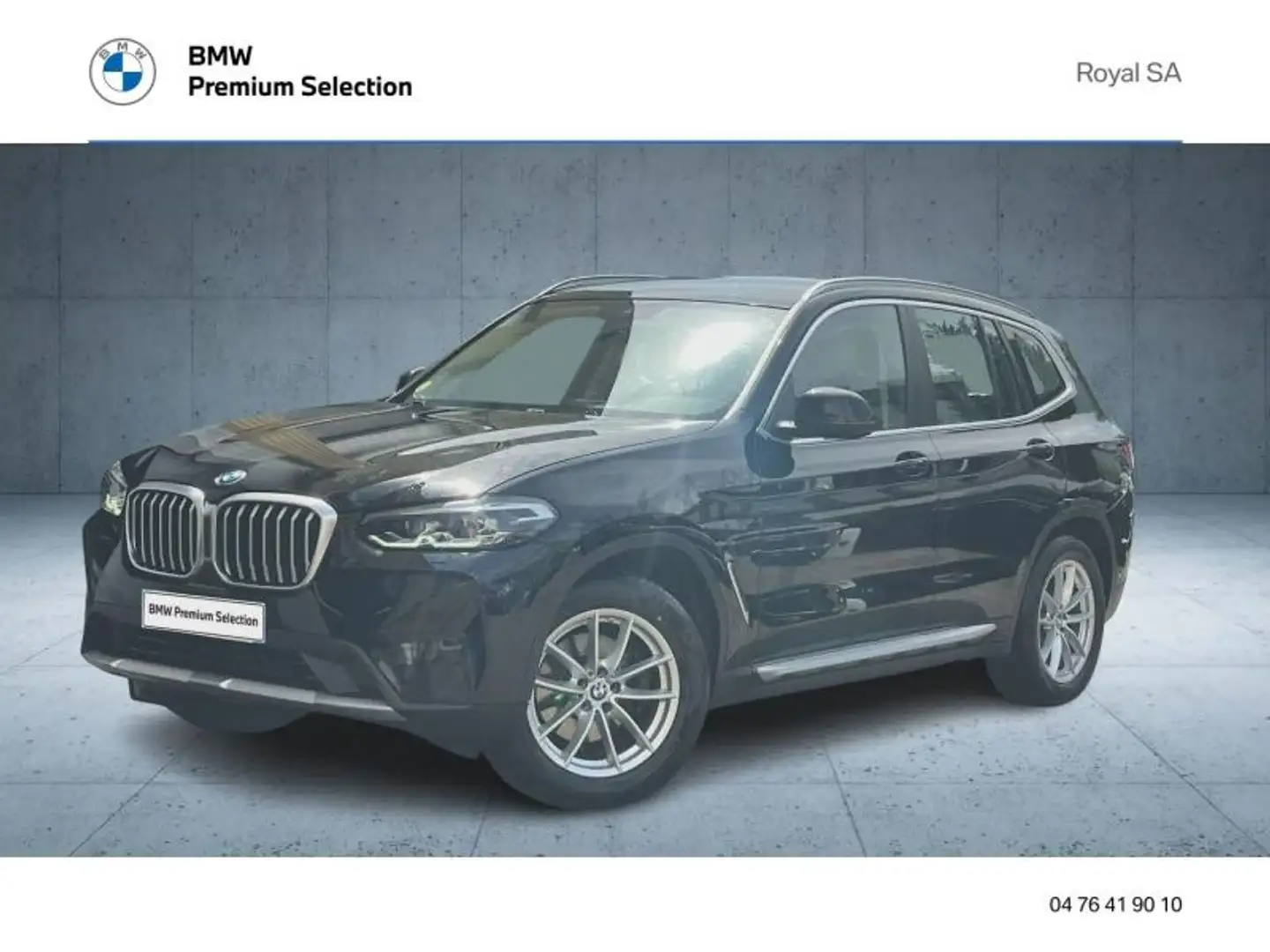 BMW X3 xDrive20d 190ch xLine Noir - 1