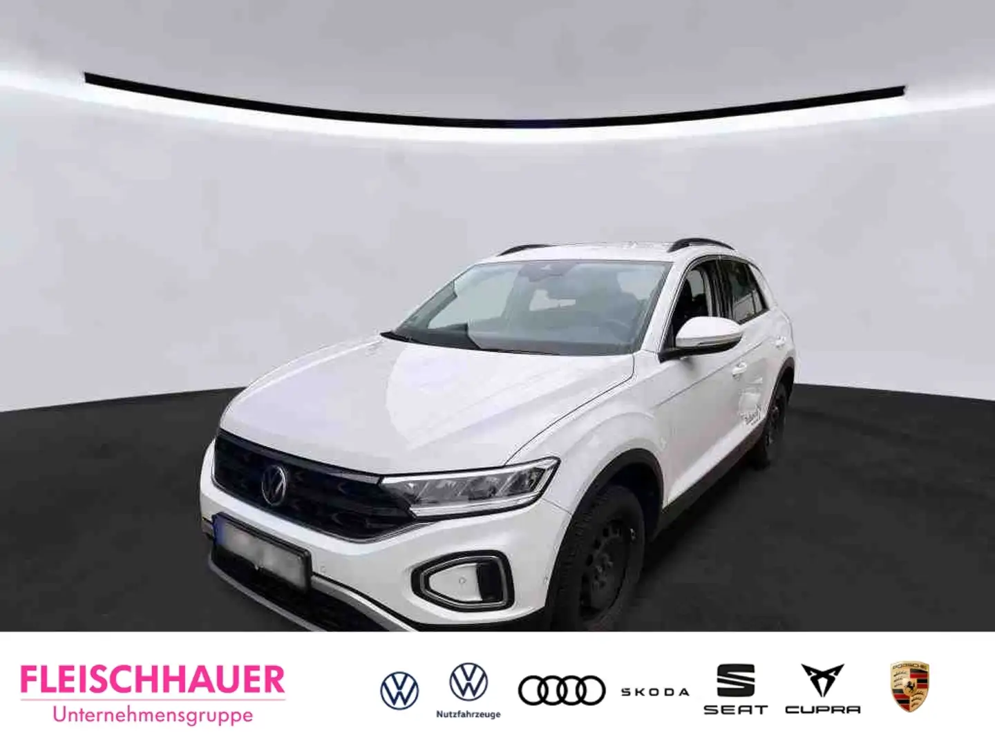 Volkswagen T-Roc 2.0 Life DSG AHK Navi Digitales Cockpit LED ACC Ap Weiß - 1