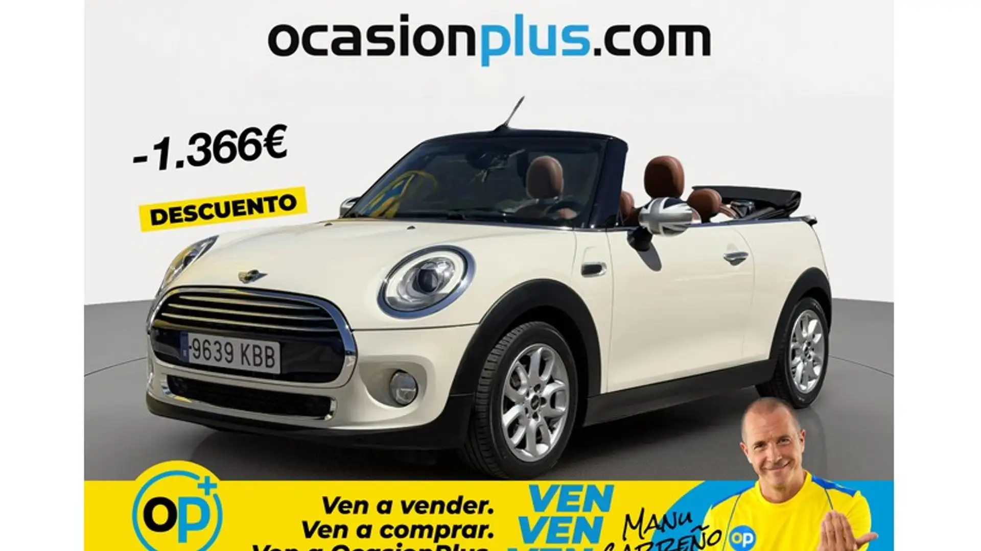 MINI Cooper Cabrio Aut. Blanco - 1