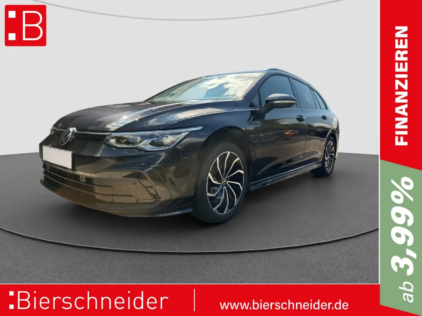 Volkswagen Golf Var. 2.0 TSI DSG R-Line PANO AHK KAMERA ACC Schwarz - 1